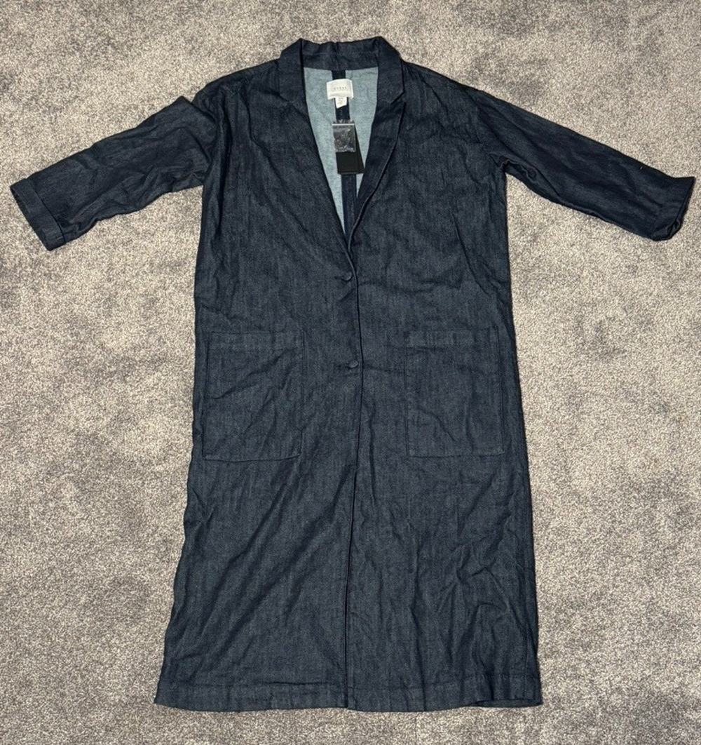 Guess Los Angeles Maxi Duster Denim Rinse Wash - M